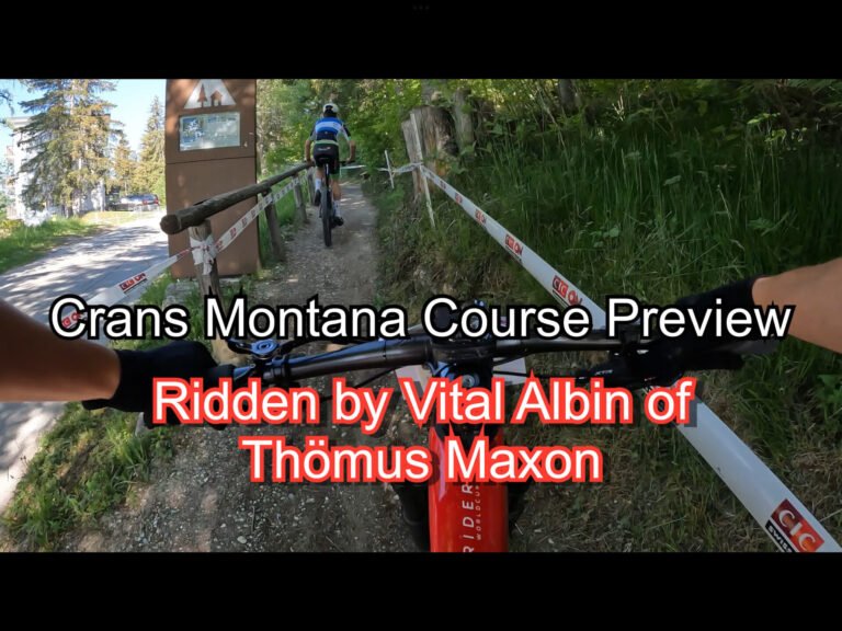 NEW MTB World Cup Track Crans Montana